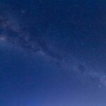 Milky Way galaxy at night